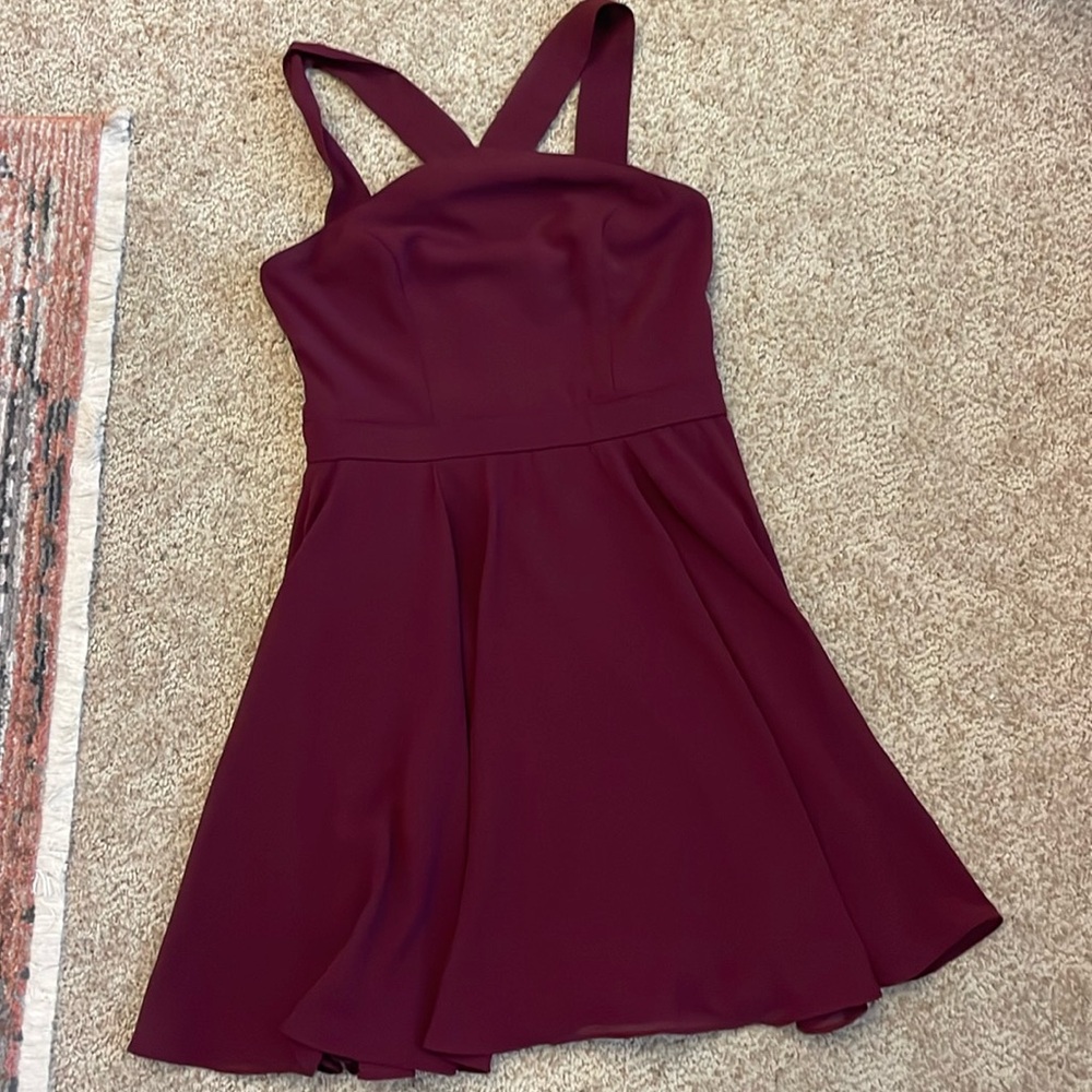 Lulus chiffon party dress